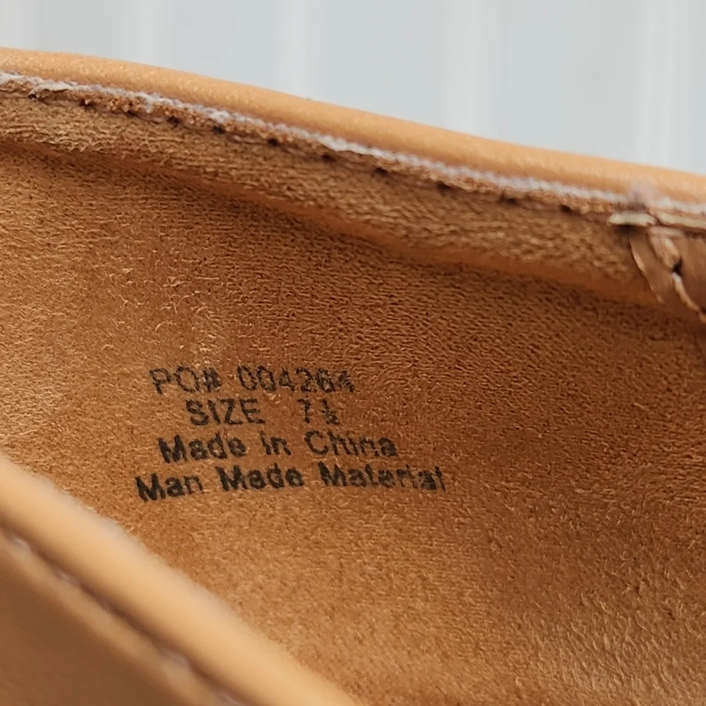 Journee Collection Women's Monalee Square Toe Mid Heel Pumps Tan 9.5